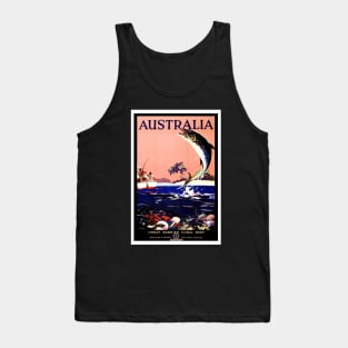 Australia Antique Poster Tank Top